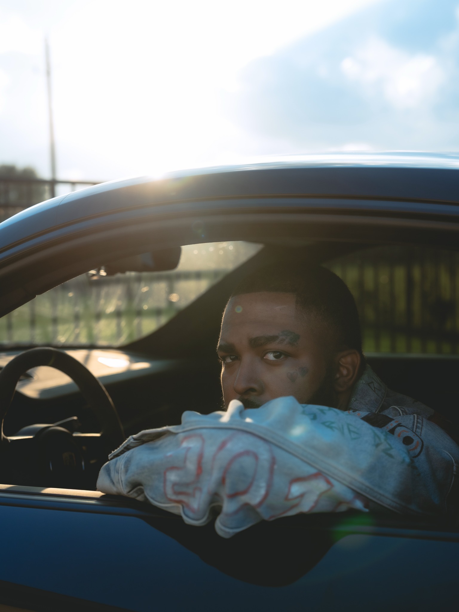 Brodie Fresh in the driver's seat